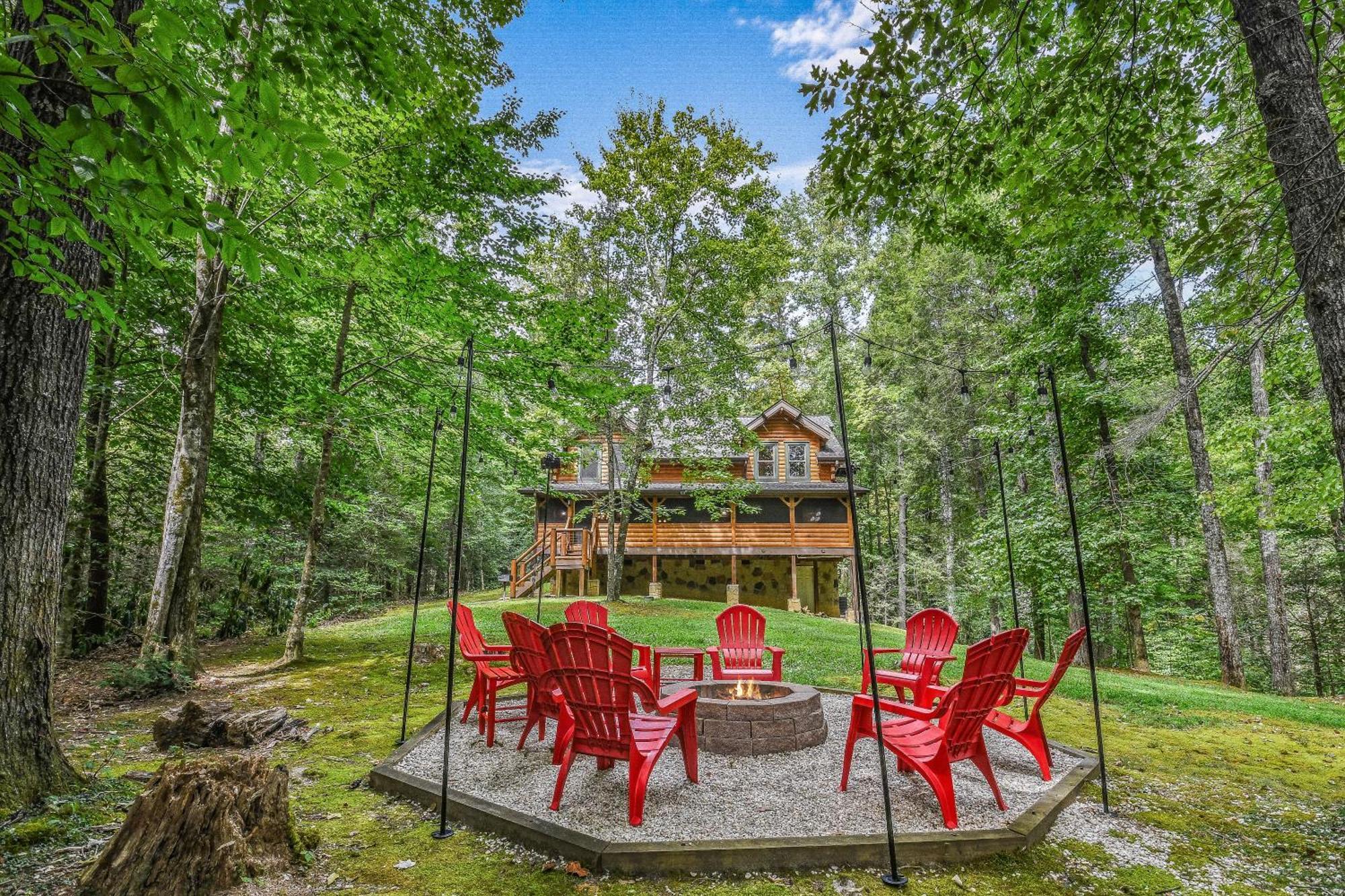 Mountain Spirit Cabin Waldens Creek ภายนอก รูปภาพ