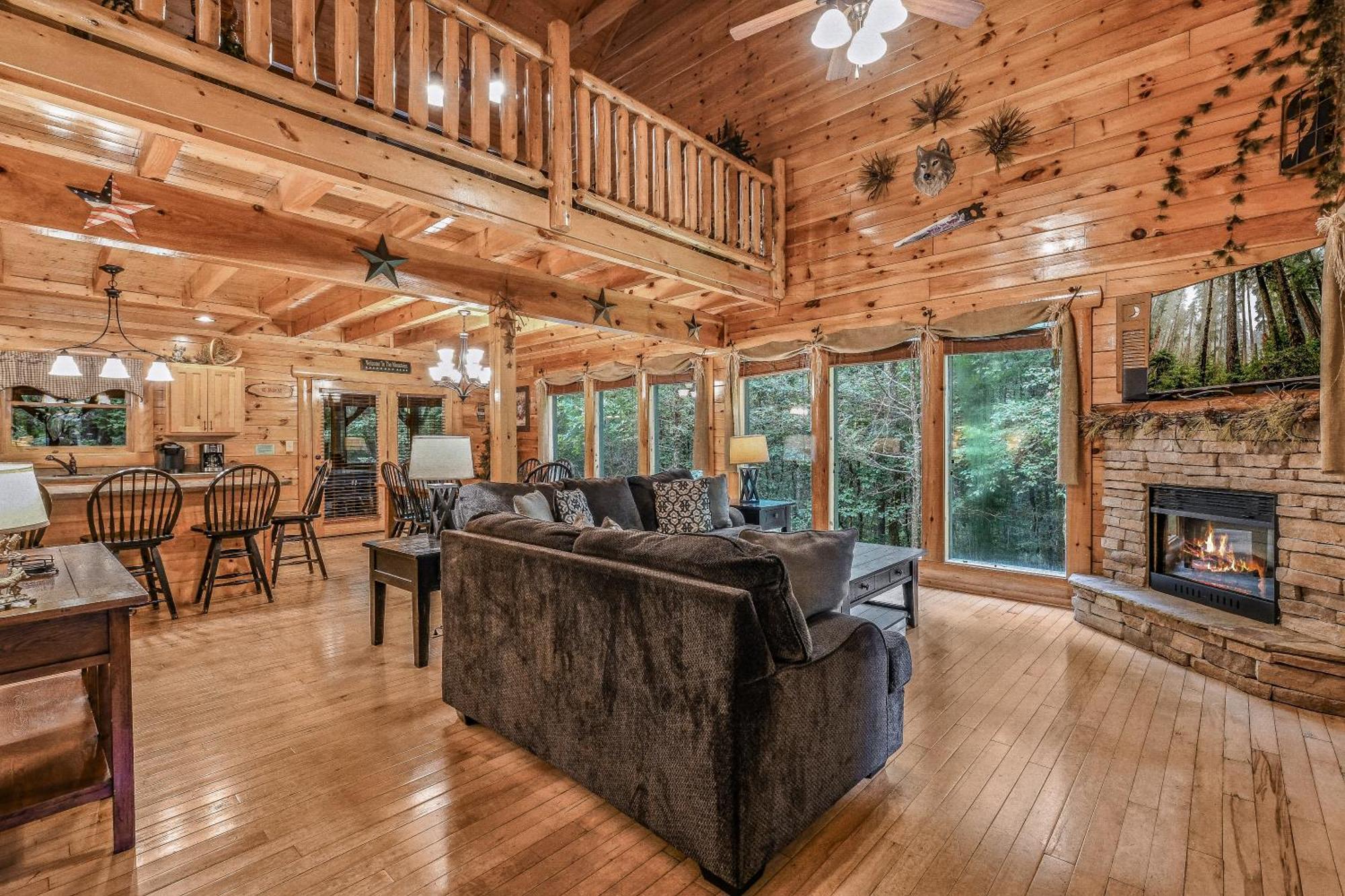 Mountain Spirit Cabin Waldens Creek ภายนอก รูปภาพ